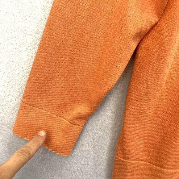 C.P. Company Italy Sweater Mens XL (52) Orange Lens Crewneck Pullover Jumper - Picture 4 of 14